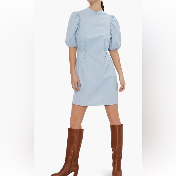 NWT Otilde Puff Sleeve Dress Size L - Picture 2 of 6